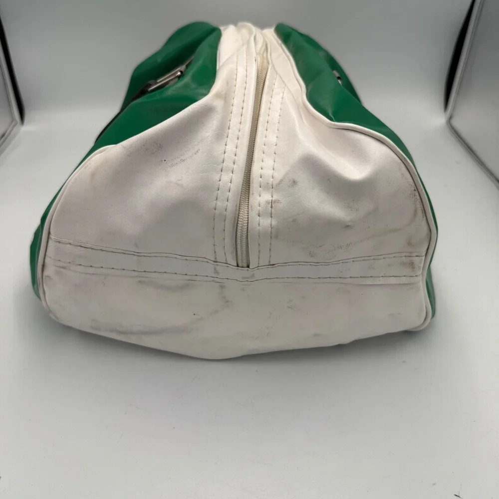 Vintage TN Sport Cedar Grove Trail Blazers Duffel Bag Green White Made in USA
